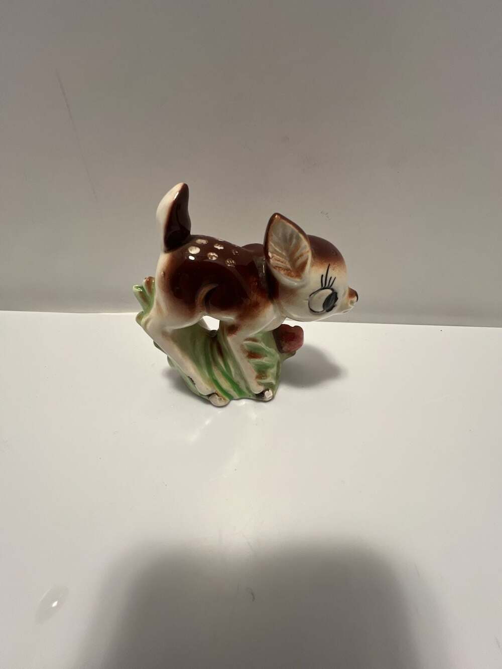Vintage Ceramic Fawn Deer Figurine Made in Japan